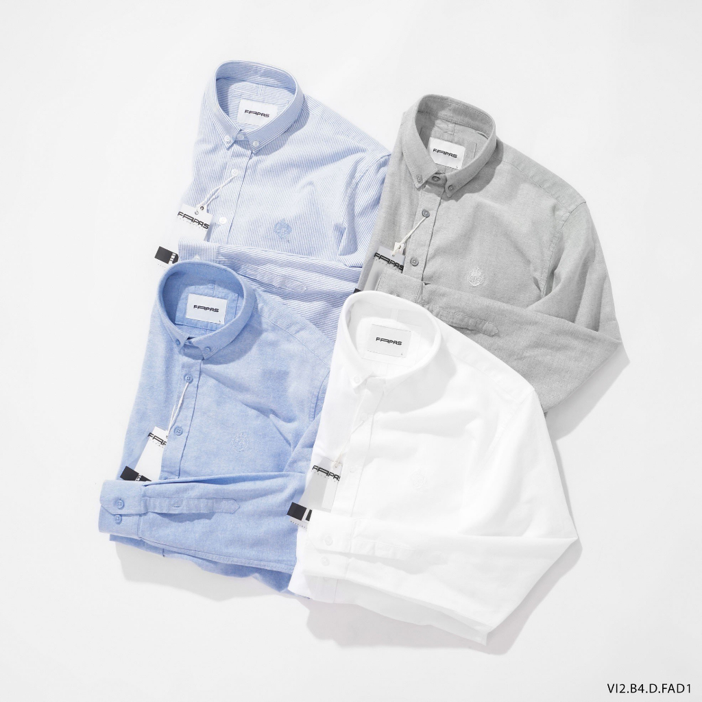 Áo sơ mi nam dài tay oxford DICYDE VI2.ĐH.D.FA.01 cao cấp