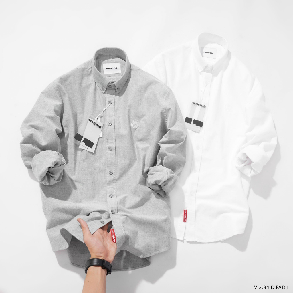 Áo sơ mi nam dài tay oxford DICYDE VI2.ĐH.D.FA.01 cao cấp