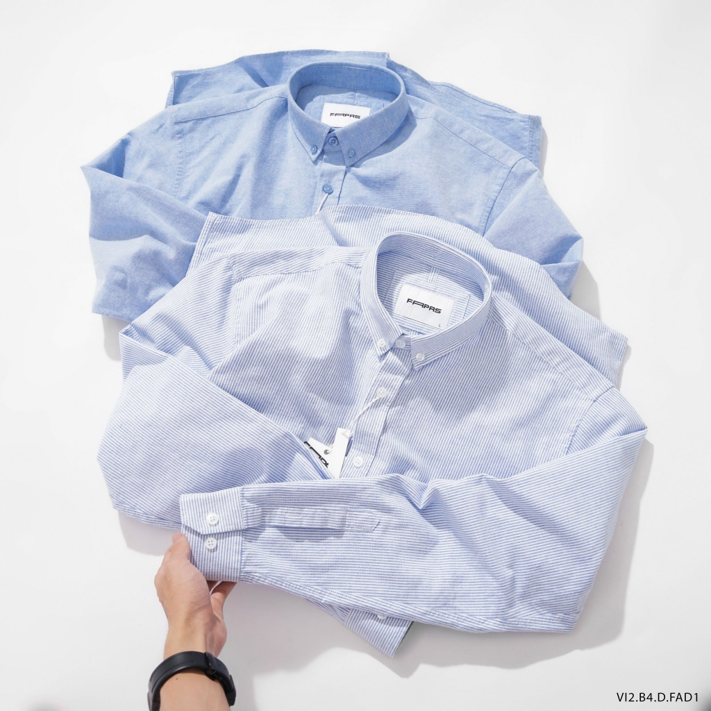 Áo sơ mi nam dài tay oxford DICYDE VI2.ĐH.D.FA.01 cao cấp