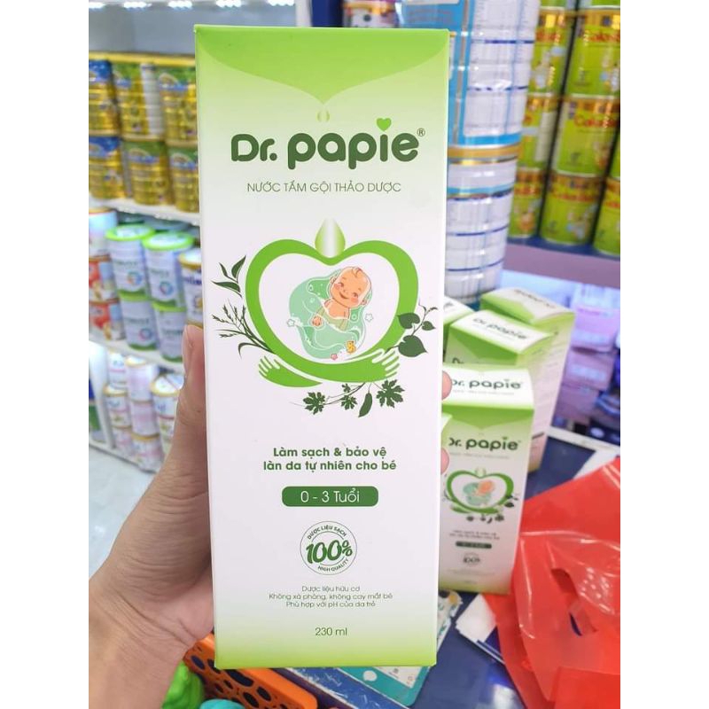 sữa tắm gội DR PAPIE CHÍNH HÃNG