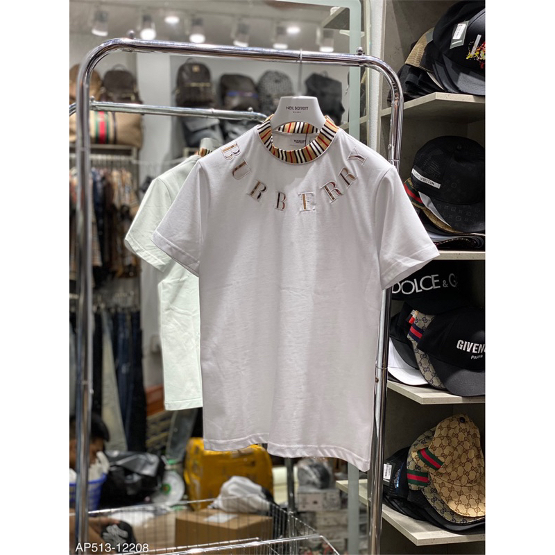 Áo phông BB.R hoạ tiết logo thiêu ngực ,bo cổ nổi bật 2023