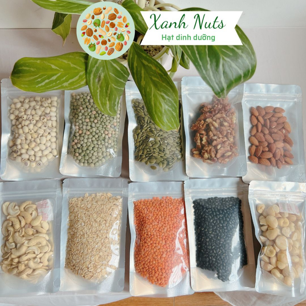 SET HẠT LÀM SỮA gói 100gr ( hạt sống)