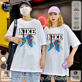 Áo Thun Tay Lỡ Local Brand NAIKI Cotton 100 form rộng nam nữ Unisex (AT1700L - Full Box - Kèm Video Ảnh Thật)