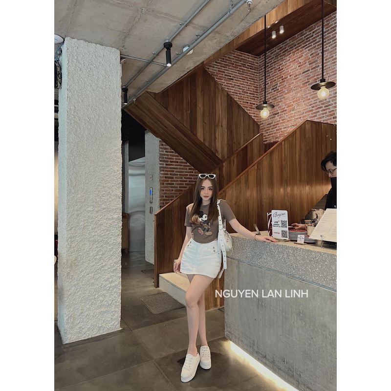 Áo croptop chuột MIC chất bozip TTA866