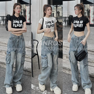 Áo croptop IAMB chất bozip TTA667