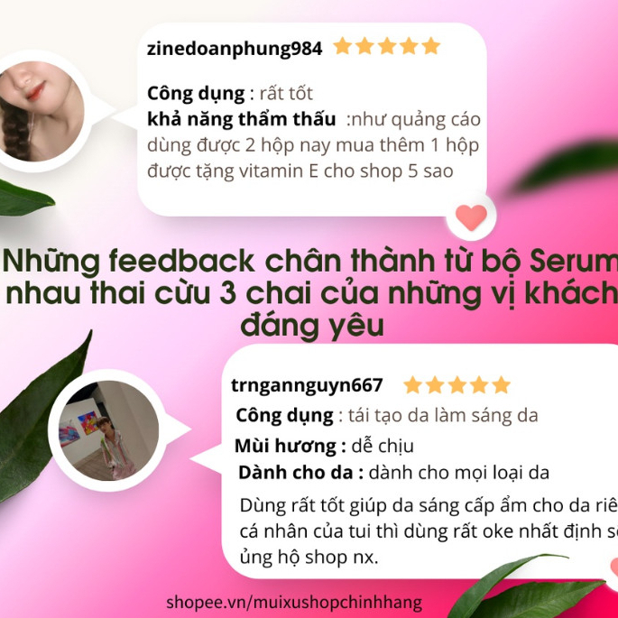 Serum nhau thai cừu Múi Xù GORGEOUS dưỡng trắng da mặt, tinh chất serum dưỡng ẩm kích trắng chống lão hóa da