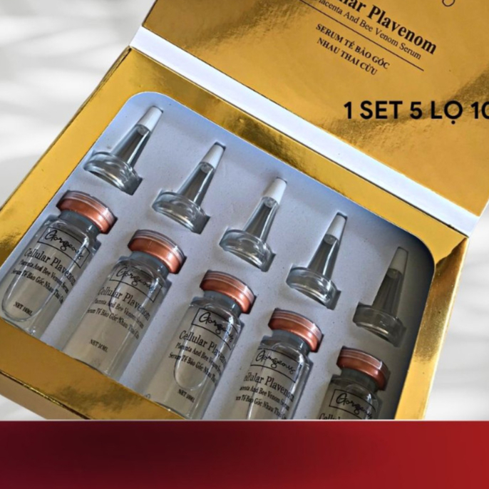 Serum nhau thai cừu Múi Xù GORGEOUS dưỡng trắng da mặt, tinh chất serum dưỡng ẩm kích trắng chống lão hóa da