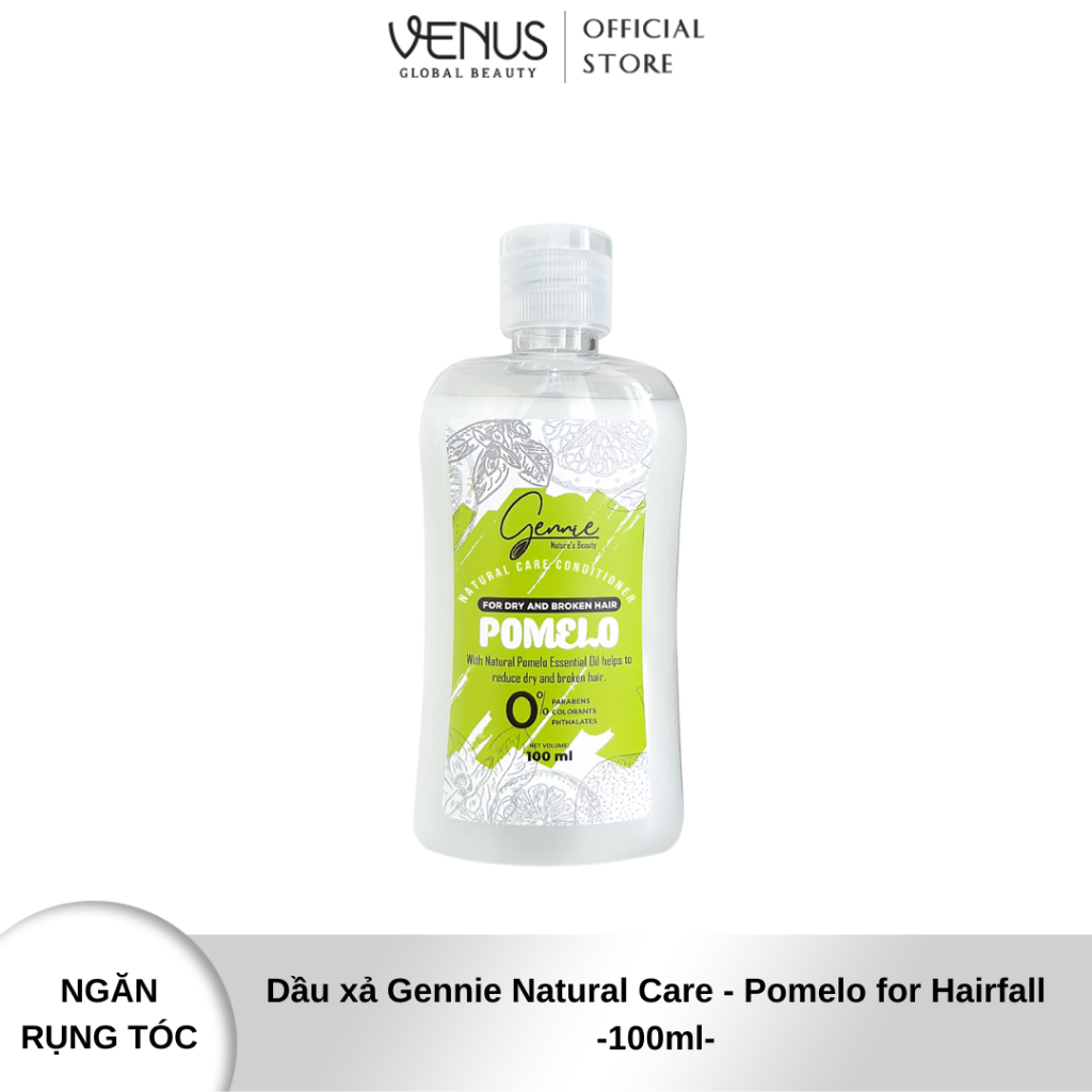 Dầu gội - xả Bưởi Gennie Natural Care dành cho tóc khô và dễ gãy 100ml