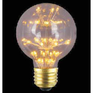 Bóng đèn led pháo hoa g80, g90 thủy tinh trong, đui vặn e27