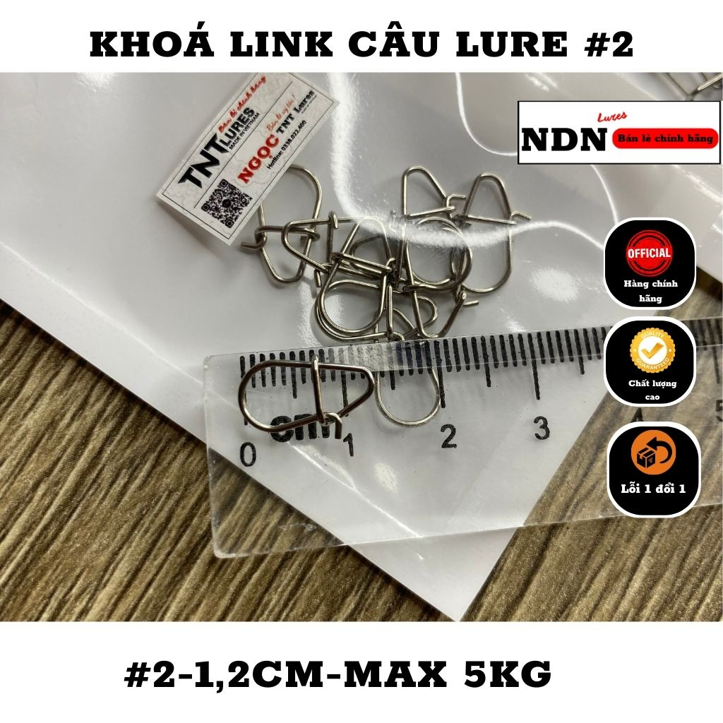 Khoá link Snap câu cá lóc siêu bền siêu cứng