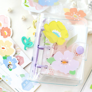 Túi hình dán hoa bằng pvc kích thước lớn vintage