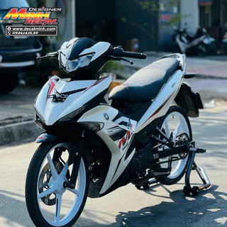 Tem rời - exciter 150 mx trắng đen - tem rời cao cấp
