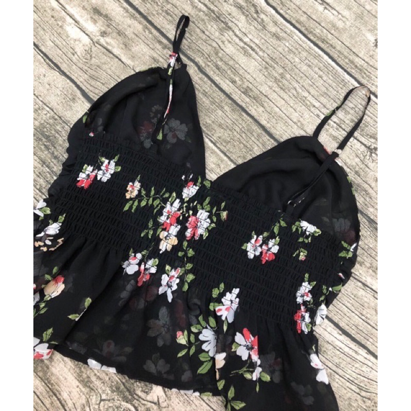 Áo voan 2 dây 2 lớp sale size S