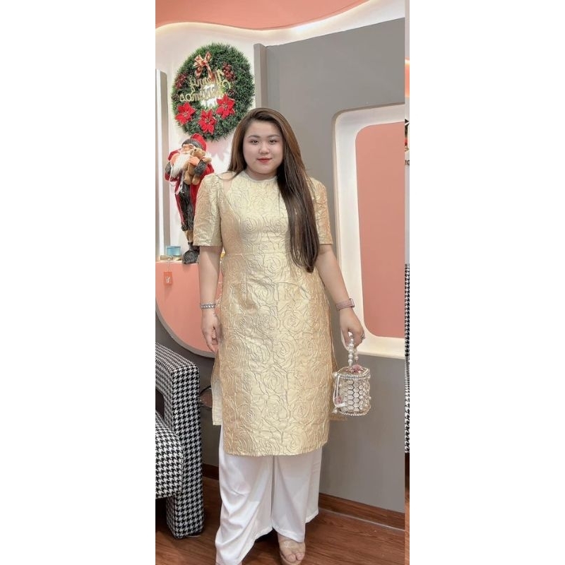 Áo Dài Gấm Big Size