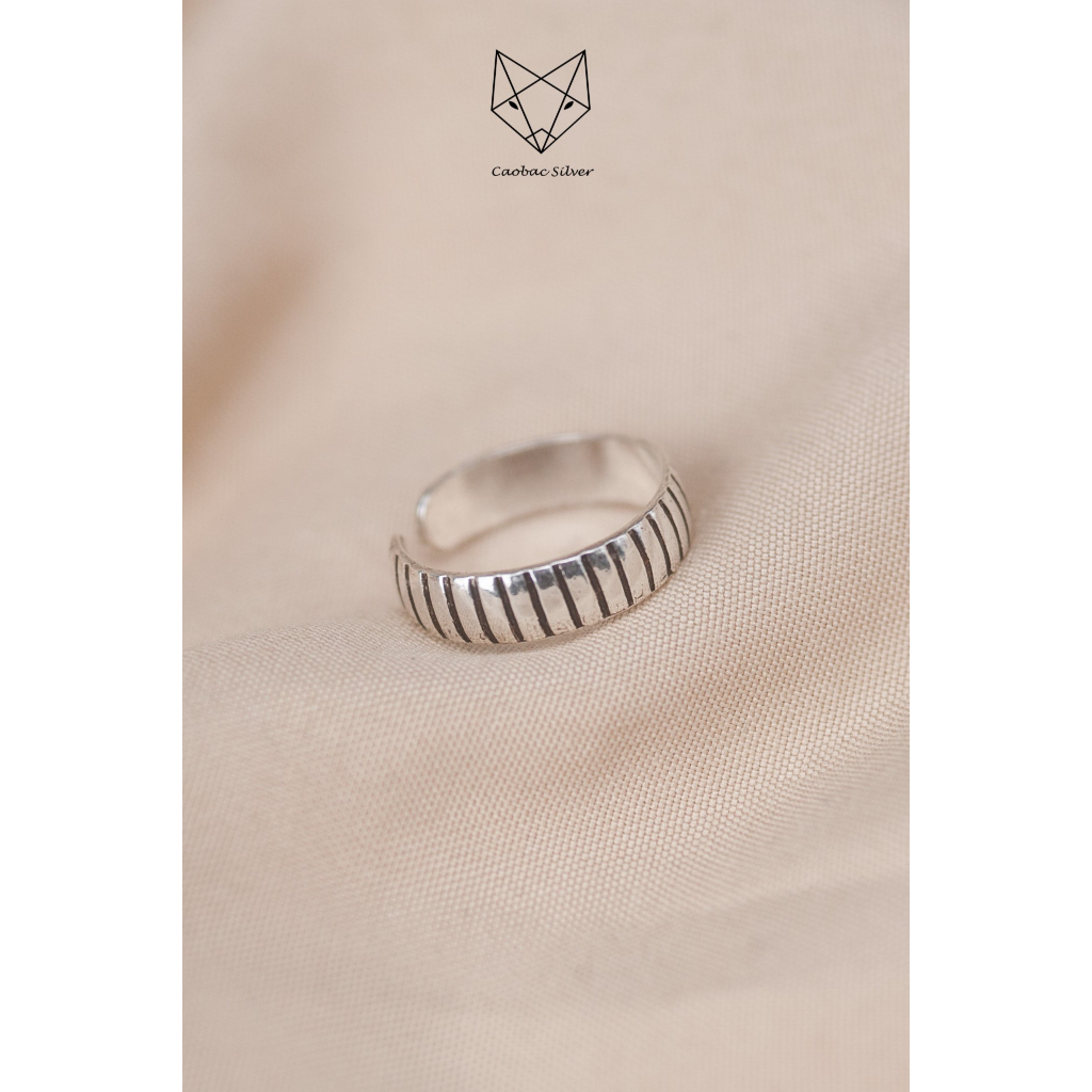 Nhẫn Chân Nữ Caobac Sliver Chất Liệu Bạc Thái Cao Cấp Thiết Kế Hoạ Tiết Đơn Giản Tế Món Quà Dành Tặng Riêng Cho Bạn Gái