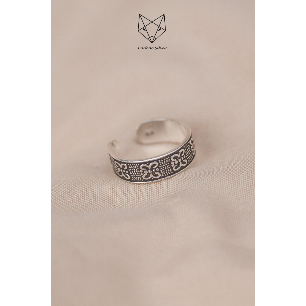 Nhẫn Chân Nữ Caobac Sliver Chất Liệu Bạc Thái Cao Cấp Thiết Kế Hoạ Tiết Con Vật, Dễ Thương , Cá Tính Món Quà Dễ Thương