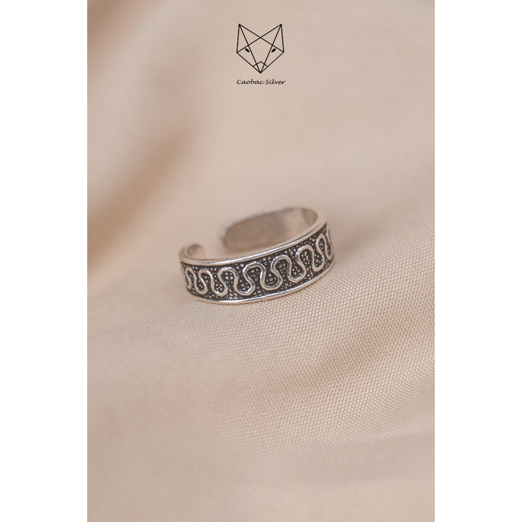 Nhẫn Chân Nữ Caobac Sliver Chất Liệu Bạc Thái Cao Cấp Thiết Kế Hoạ Tiết Con Vật, Dễ Thương , Cá Tính Món Quà Dễ Thương