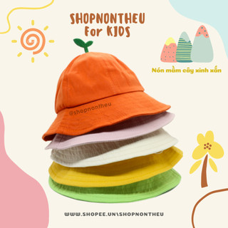 Mũ vành mầm cây dễ thương cho bé từ 1-5 tuổi-shopnontheu