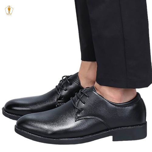 Giày tây nam da mềm giầy loafer công sở dễ phối đồ Sản phẩm giày tây dập vân trên mặt tăng chiều cao 4 cm111