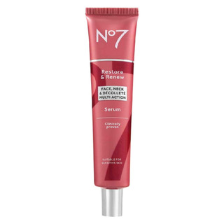 Tinh chất dưỡng chống lão hoá No7 Restore & Renew Face & Neck Multi Action Serum 30ml