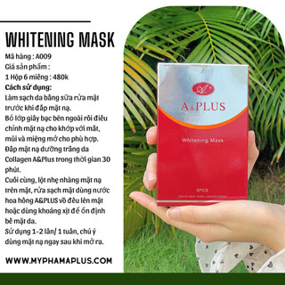 Mặt nạ trắng da Aplus A009 - lẻ 2 miếng