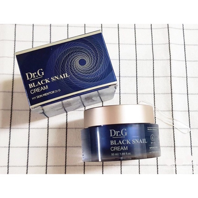 Kem Ốc Sên Đen DR.G Black Snail Cream Nuôi Dưỡng Trắng Da Chống Lão Hoá Đa Năng 50ml