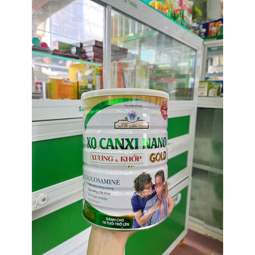 Sữa Canxi Nano Gold tốt cho Xương Khớp, hộp 900g