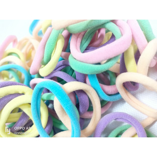 100 chiếc cột tóc thun siêu co giãn