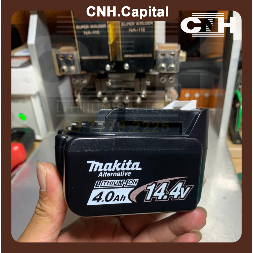 Pin Makita 14,4v đóng mới có led báo pin