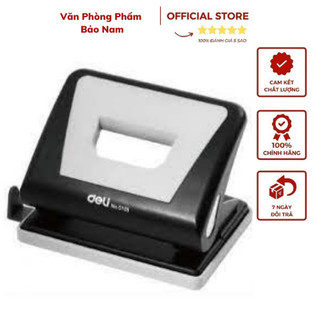 Máy đục lỗ, máy bấm lỗ deli 0105,đặc điểm kỹ thuật: khả năng đục – 15 tờ màu sắc: xanh đậm, xám tro