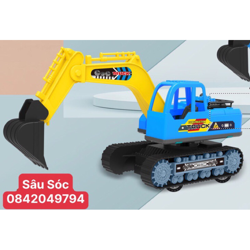 Đồ chơi xe ô tô các loại xe xúc xe cảnh sát mô hình cho bé