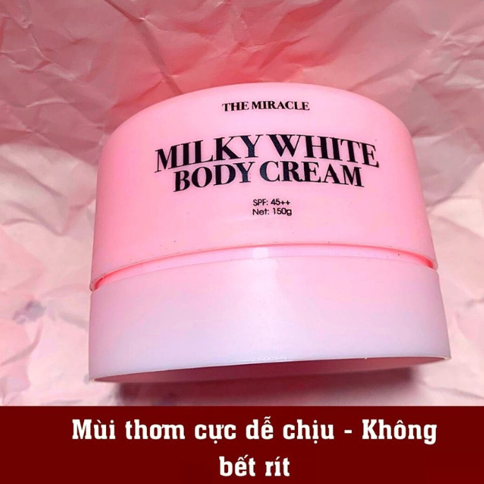 Kem body trắng da Múi Xù GORGEOUS dưỡng trắng da toàn thân, kem body dưỡng da trắng sáng nâng tone da 150gr