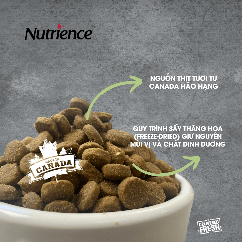 Thức Ăn Cho Chó Con Nutrience Infusion Healthy Puppy - thịt gà và rau củ trái cây tự nhiên 2.27kg