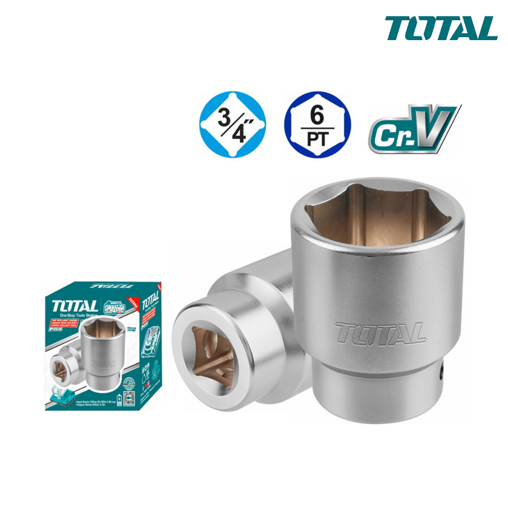 Đầu tuýp lục giác 3/4 inch size 28mm TOTAL THHAST34281 Chính hãng