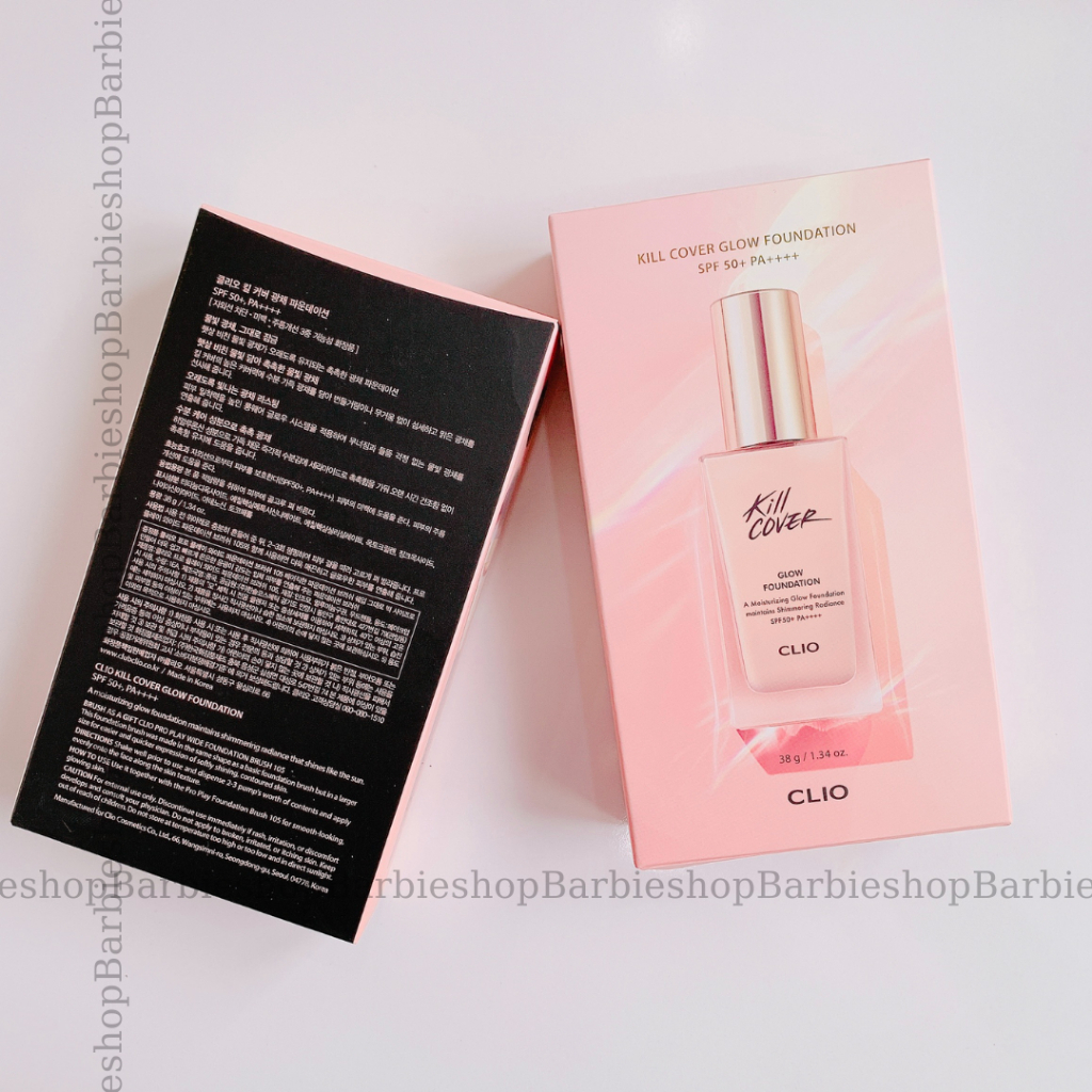 Kem Nền Clio Kill Cover Glow - New Matte Foundation 38g