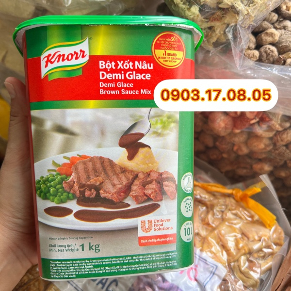 Bột xốt nâu Demi Glace Knorr (1Kg)