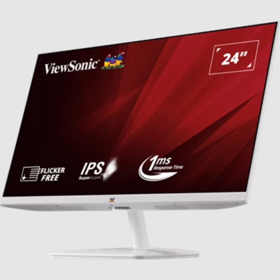 Màn hình ViewSonic VA2432-H-W Trắng (23.8-inch/FHD/IPS/100Hz/1ms/250nits/HDMI/VGA) - Chính hãng ( Bảo hành 36T) | BigBuy360 - bigbuy360.vn