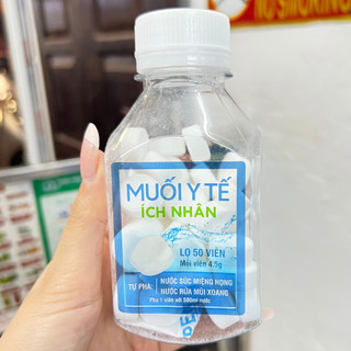 Muối y tế ích nhân lọ 50 viên