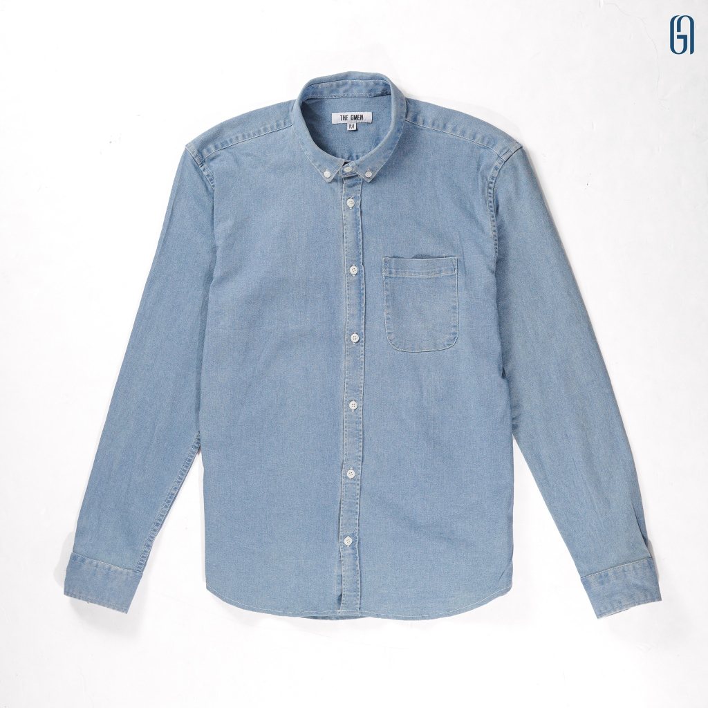 Sơ mi jeans D23 DENIM SHIRT form Slimfit - THE GMEN ELEGANT EST 2017