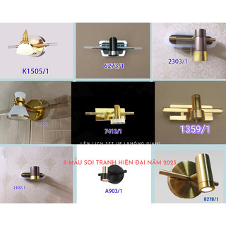 Đèn soi tranh cao cấp 1 bóng nhiều kiểu dáng - HOT TREND 2023