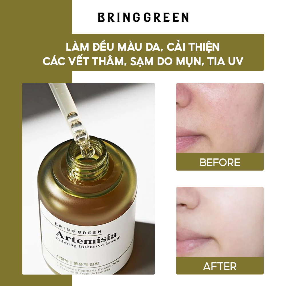 Tinh Chất Dưỡng Da Từ Ngải Cứu BRING GREEN ARTEMISIA CALMING INTENSIVE SERUM 40ml