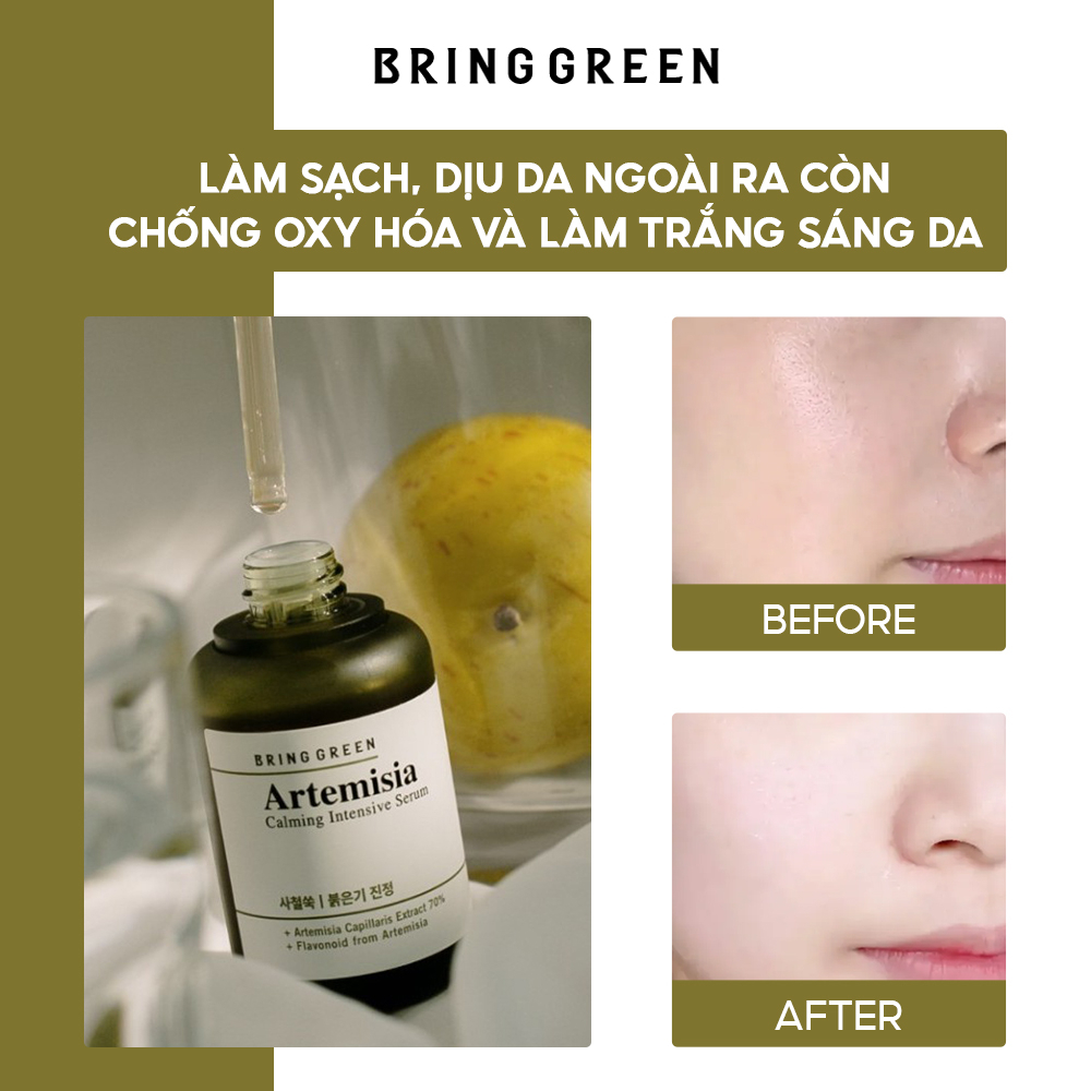 Tinh Chất Dưỡng Da Từ Ngải Cứu BRING GREEN ARTEMISIA CALMING INTENSIVE SERUM 40ml