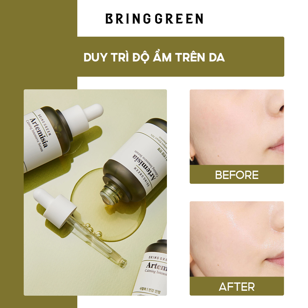 Tinh Chất Dưỡng Da Từ Ngải Cứu BRING GREEN ARTEMISIA CALMING INTENSIVE SERUM 40ml