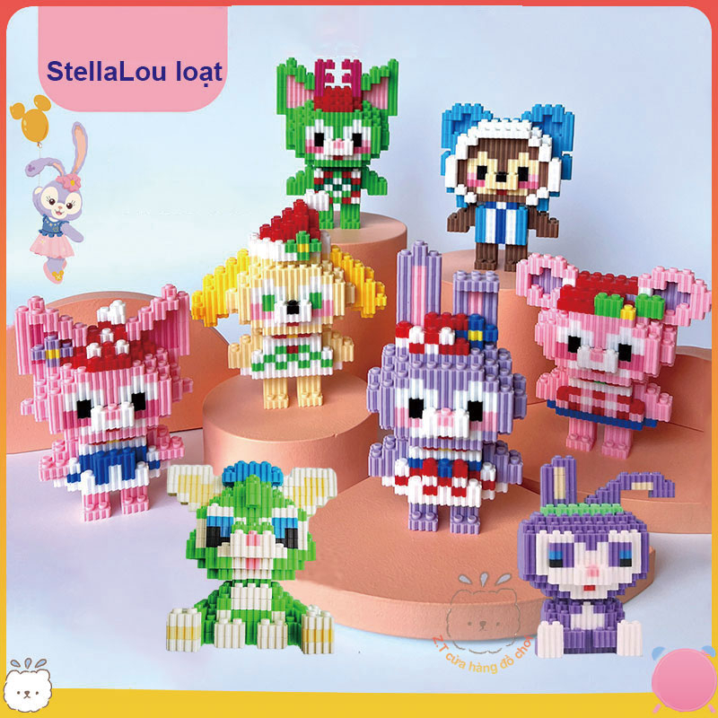 Bộ Đồ Chơi Lắp Ráp Mini lego stella lou đáng yêu lắp ráp mô hình nhân vật hoạt hình 3D đồ chơi xếp hình