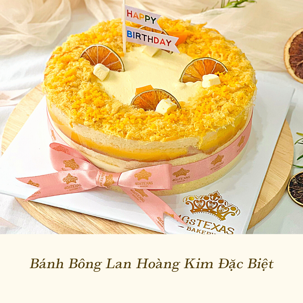 Bông Lan Trứng Muối Hoàng Kim Đặc Biệt [mẫu ngẫu nhiên tại 4Gs Texas]
