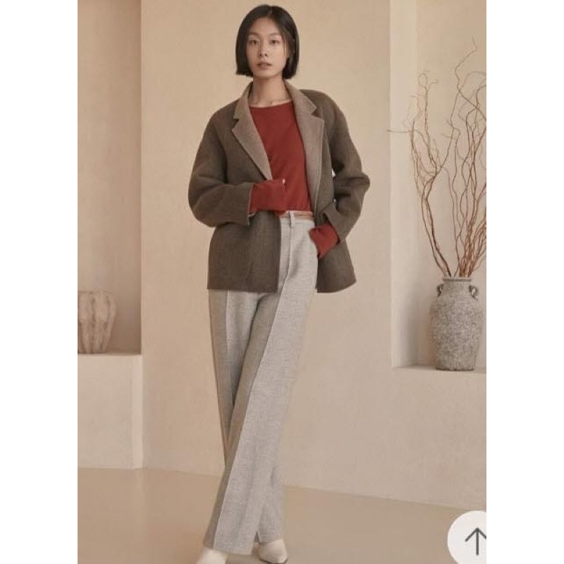 Áo dạ dáng ngắn xuất Hàn