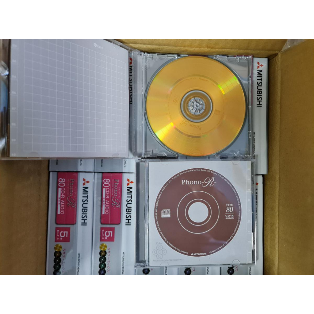 BLOCK 5 ĐĨA CD TRẮNG VERBATIM MITSUBISHI Phono Audio