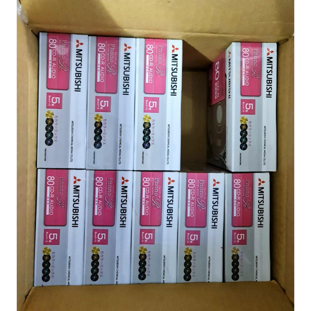 BLOCK 5 ĐĨA CD TRẮNG VERBATIM MITSUBISHI Phono Audio