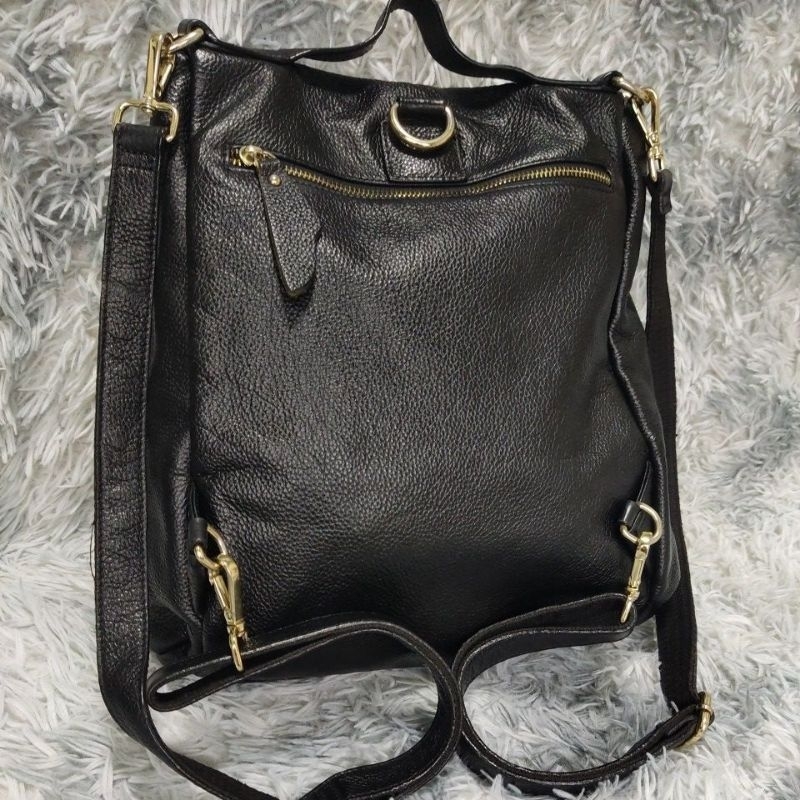 Công sở balô si Nhật Bản da bò hạt cao cấp 40cm x 38cm x 20cm