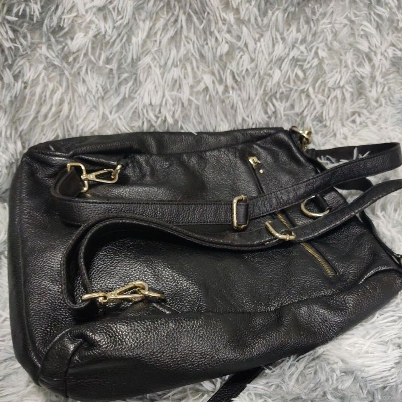 Công sở balô si Nhật Bản da bò hạt cao cấp 40cm x 38cm x 20cm